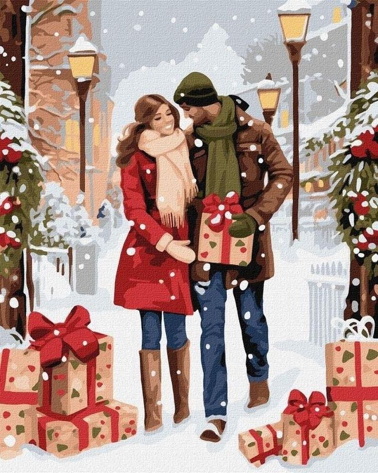 Ideyka, malowanie po numerach, Wymiana prezentów, 40-50 cm