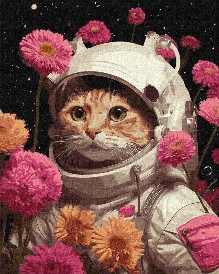 Ideyka, malowanie po numerach, Wyprawa kota, 40-50 cm