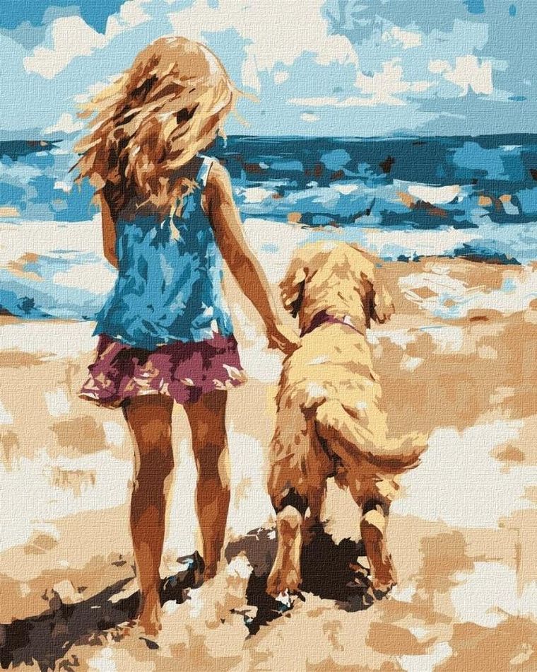 Ideyka, malowanie po numerach, Zawsze razem, 40-50 cm