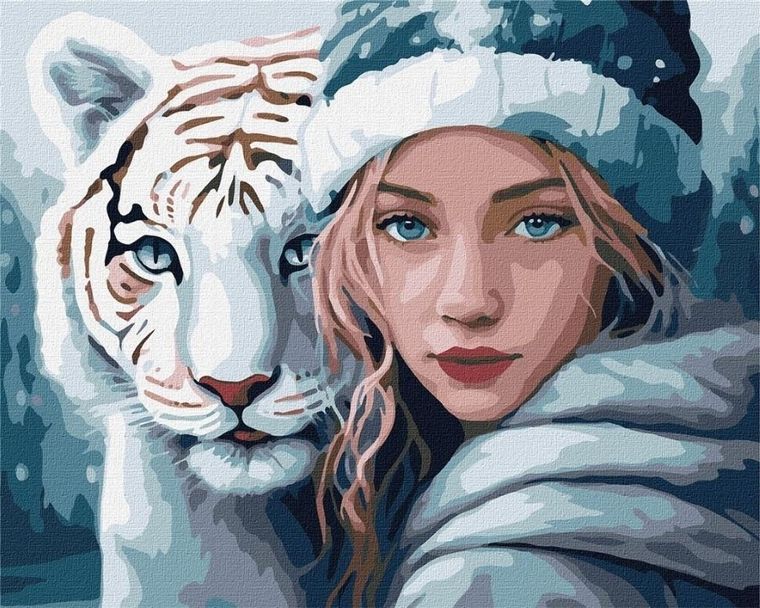 Ideyka, malowanie po numerach, Zimowe ciepło, 40-50 cm