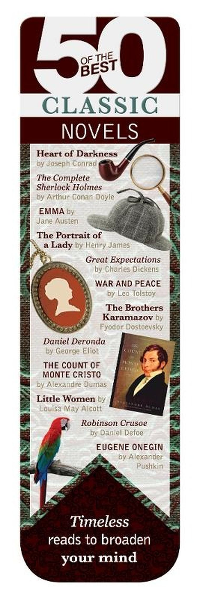 If, 50 best classics novels, magnetyczna zakładka do książki