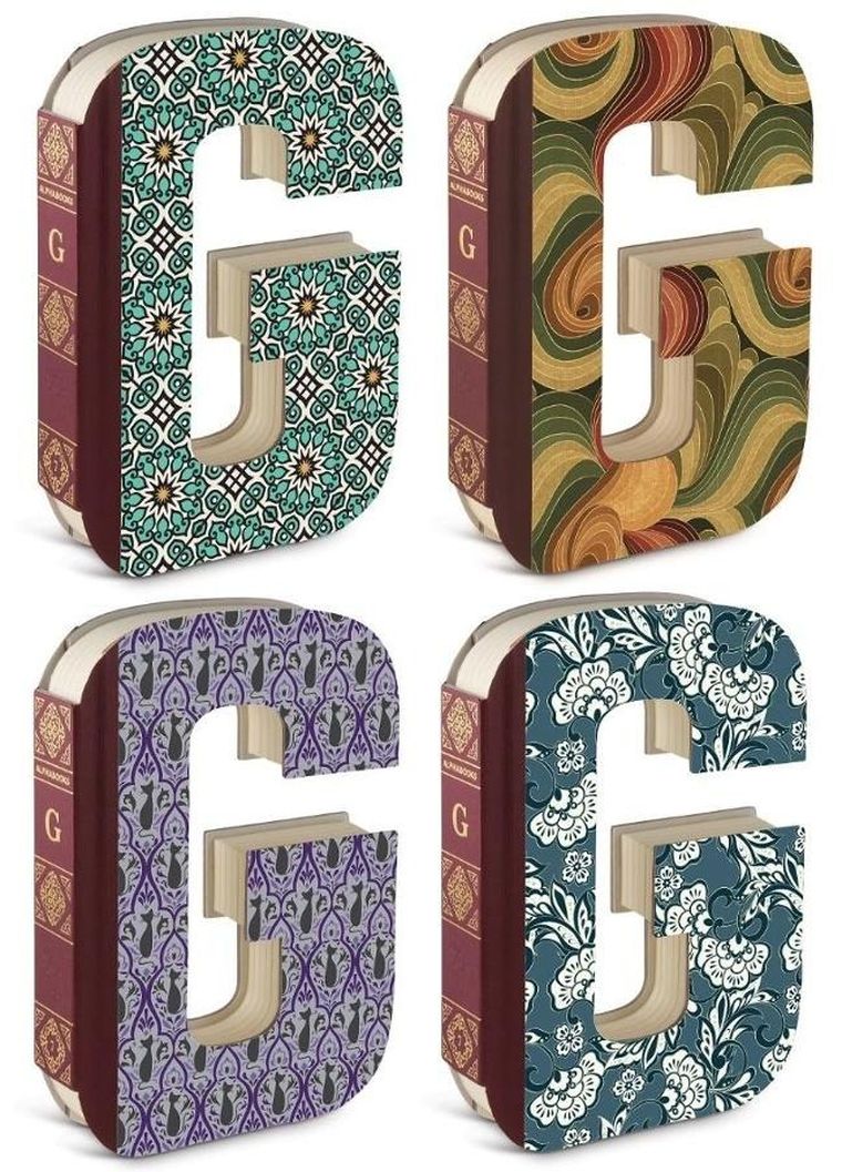 If, Alphabooks, notatnik, gładki, litera G, 1 szt.