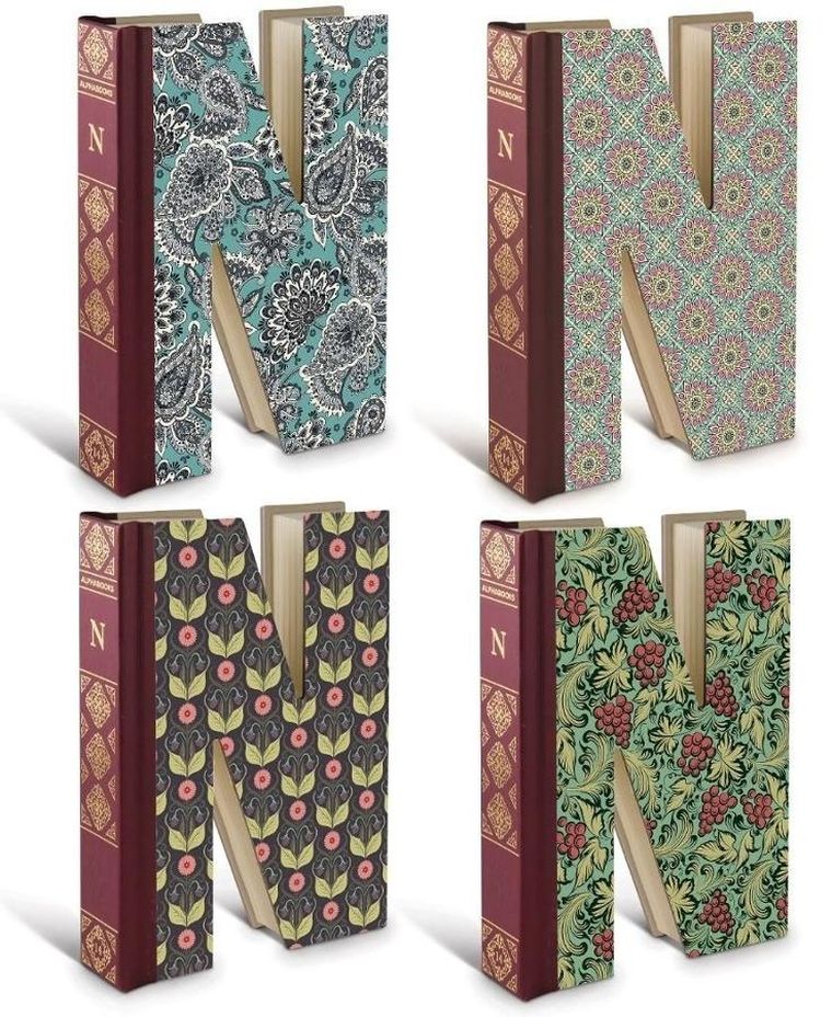 If, Alphabooks, notatnik, gładki, litera N, 1 szt.