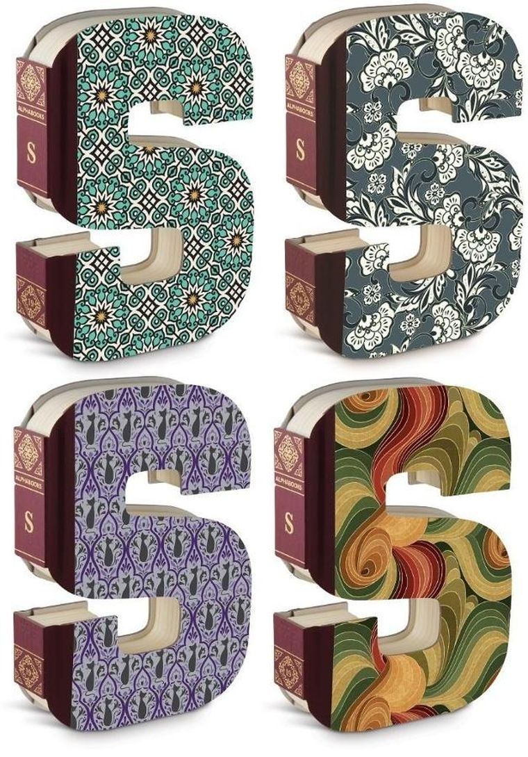 If, Alphabooks, notatnik, gładki, litera S, 1 szt.