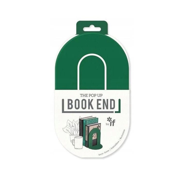 If, Book End, podpórka pod książki, ciemny zielony