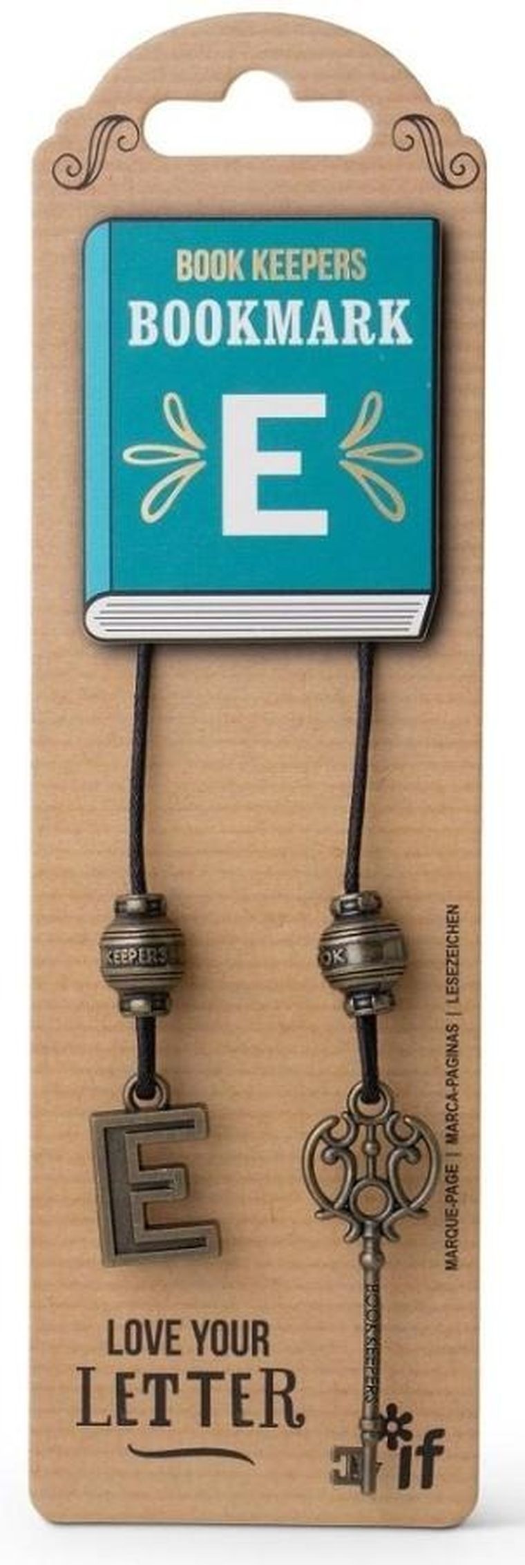 If, Book Keepers, zakładka do książki, litera E