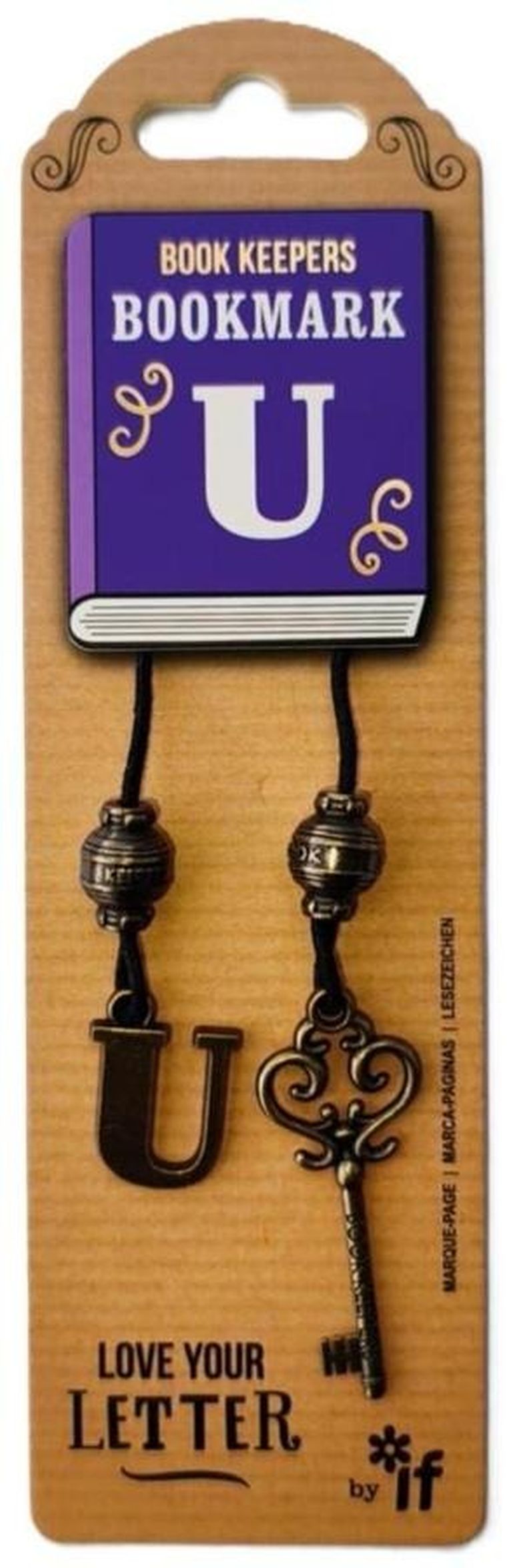 If, Book Keepers, zakładka do książki, litera U