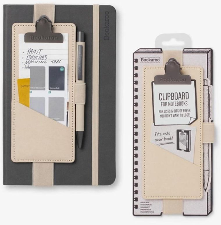 If, Bookaroo Clipboard for Notebooks, kremowa