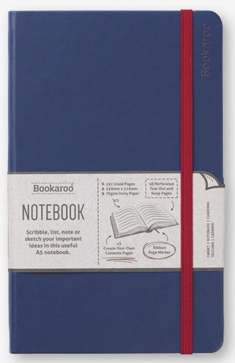 If, Bookaroo, Journal, notatnik A5, granatowy, 1 szt.