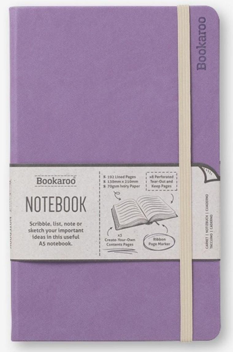 If, Bookaroo, Journal, notatnik A5, jasny fiolet, 1 szt.
