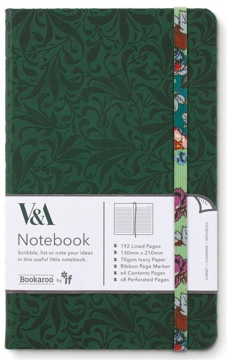 If, Bookaroo Journal, notatnik A5, V&A, Sundour Pheasant, 1 szt.