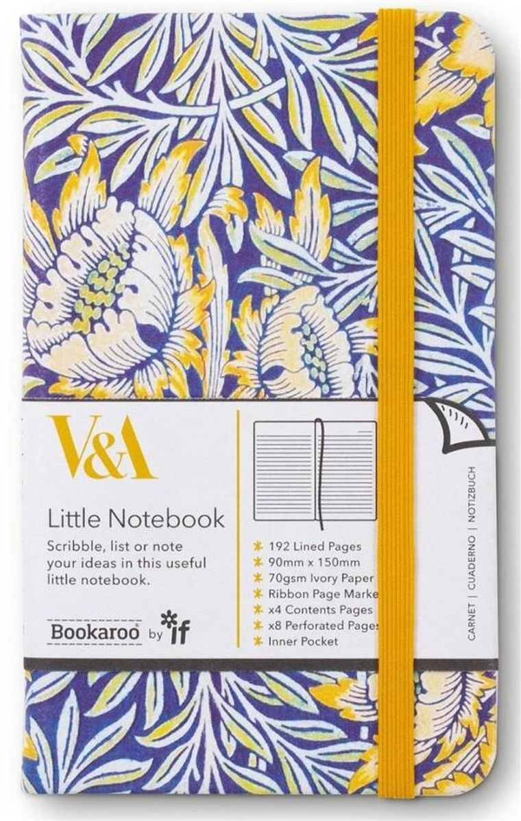 If, Bookaroo, Journal, notatnik A6, Morris Tulip & Willow, 1 szt.