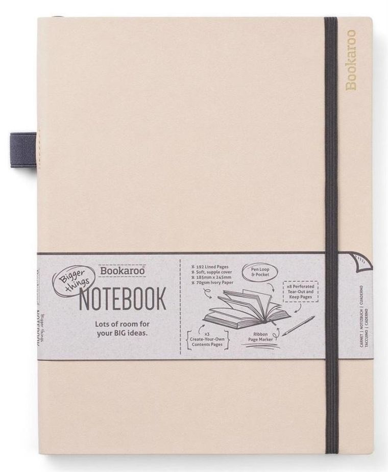 If, Bookaroo, Journal, notatnik duży, kremowy, 1 szt.
