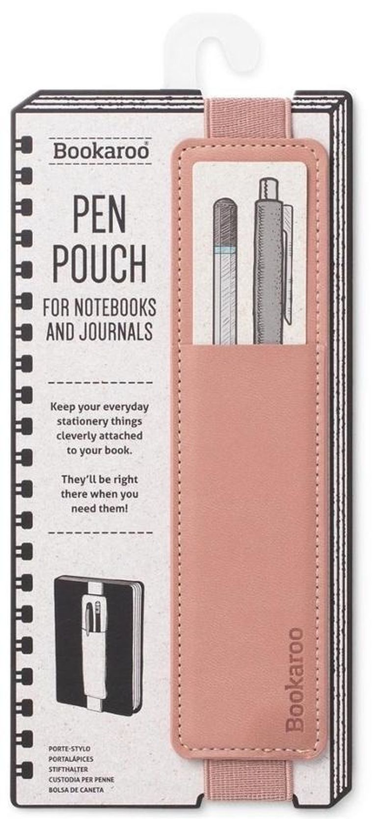 If, Bookaroo Pen Pouch, uchwyt na długopis, pudrowy