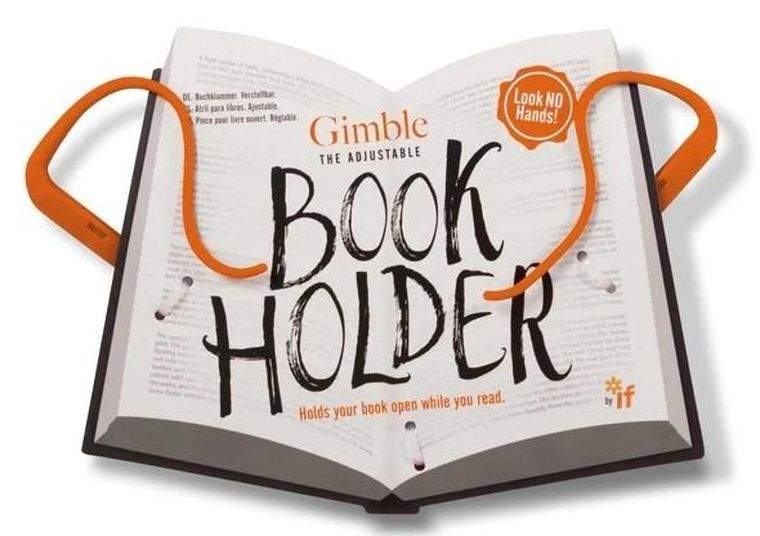 If, Gimble Book Holder, uchwyt do książki, pomarańczowy