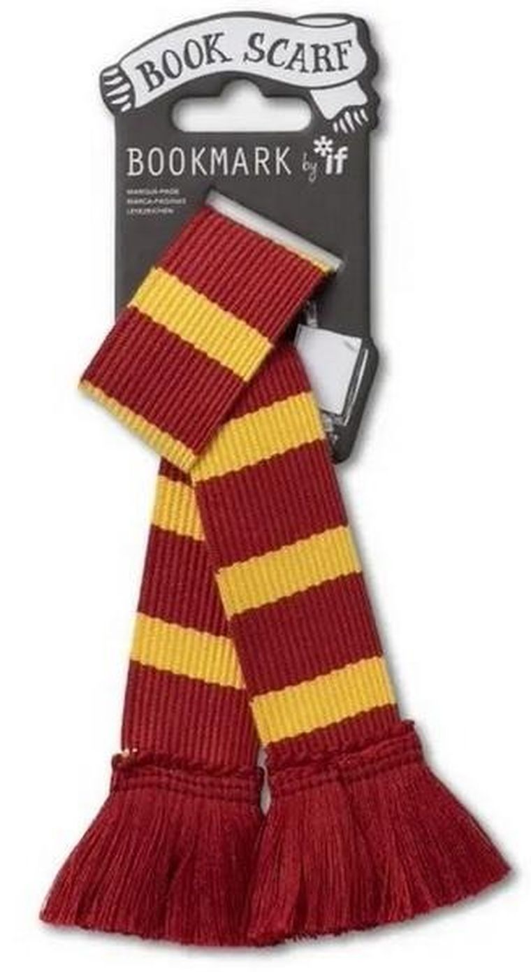 If, Harry Potter, szalik, zakładka do książki, bordo