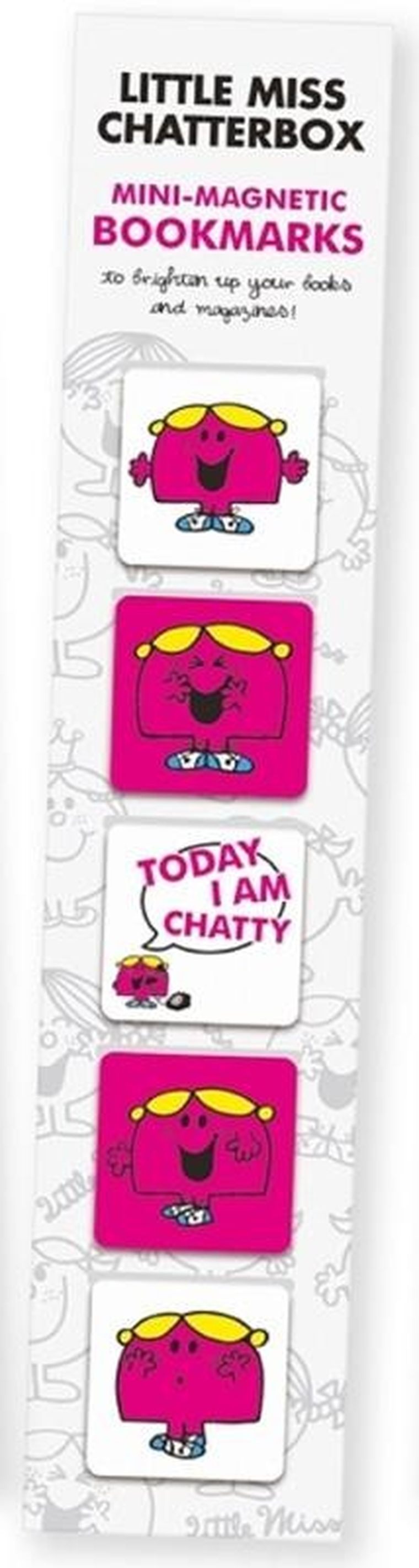 If, Little Miss Chatterbox, magnetyczne mini-zakładki