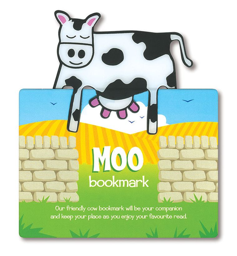 If, Moo, krowa, zwierzęca zakładka do książki