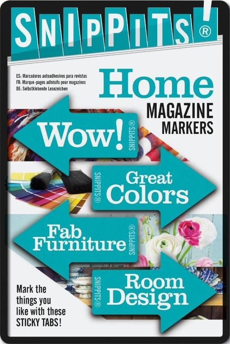 If, Snippits, znaczniki samoprzylepne, dom, 100 szt.