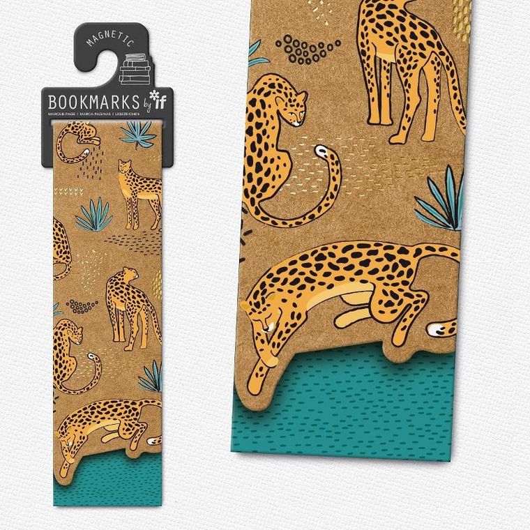 If, zakładka do książki, magnetyczna, gepardy