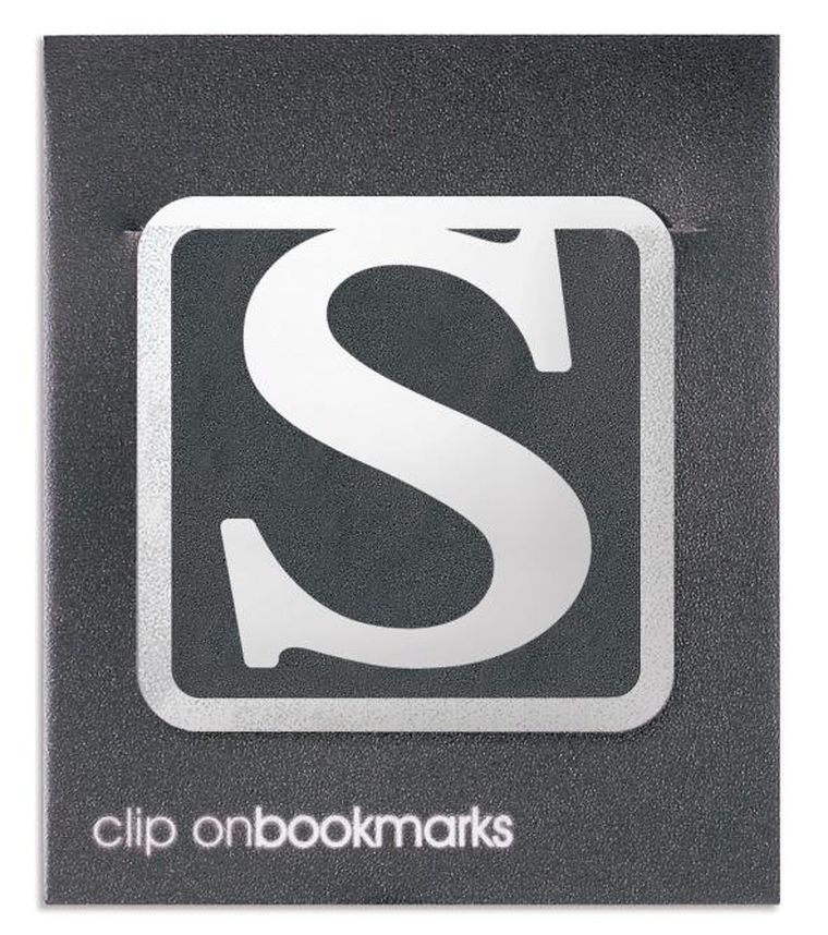 If, zakładka metalowa, Clip-on, litera S