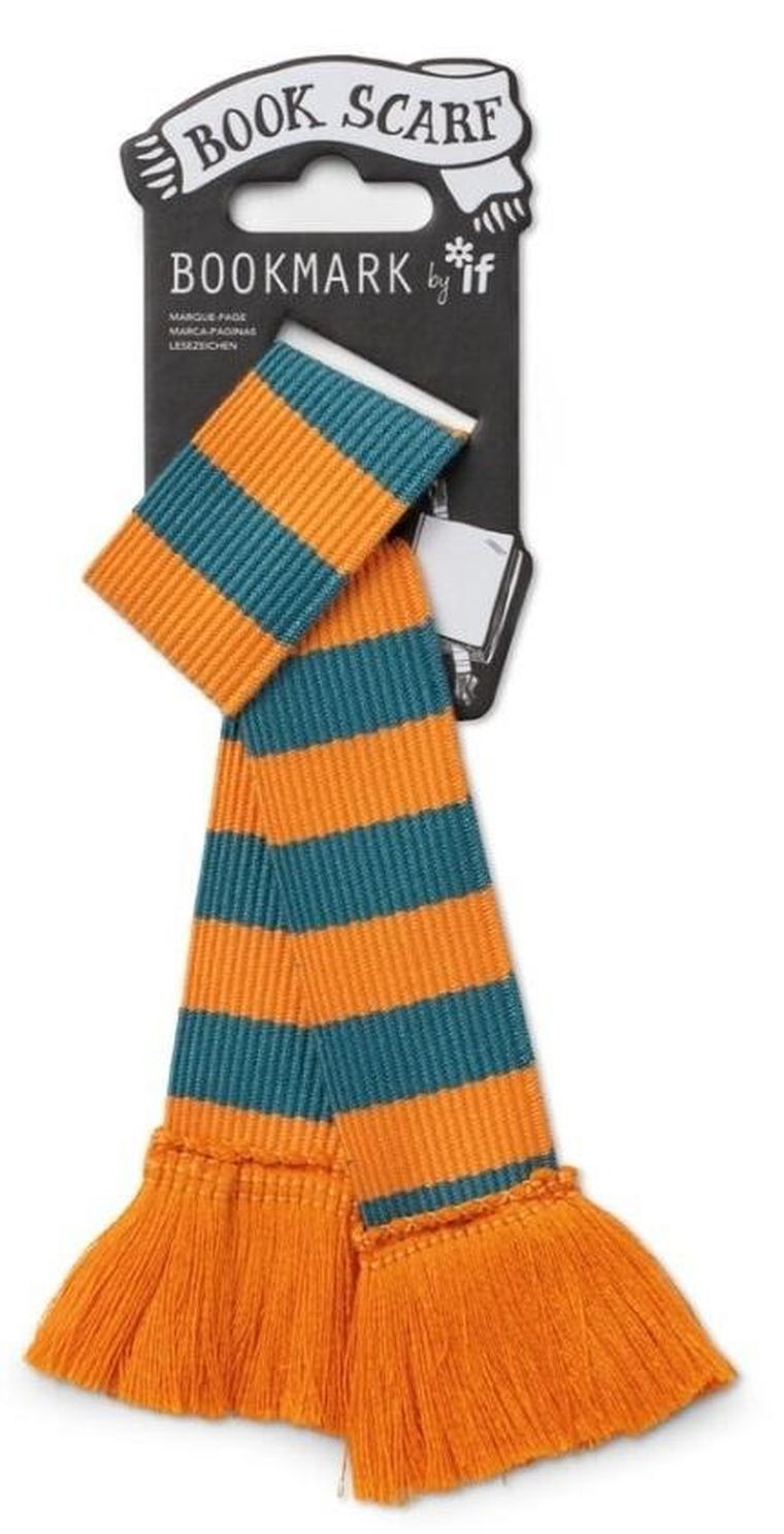 If, zakładka szalik, pomarańczowy
