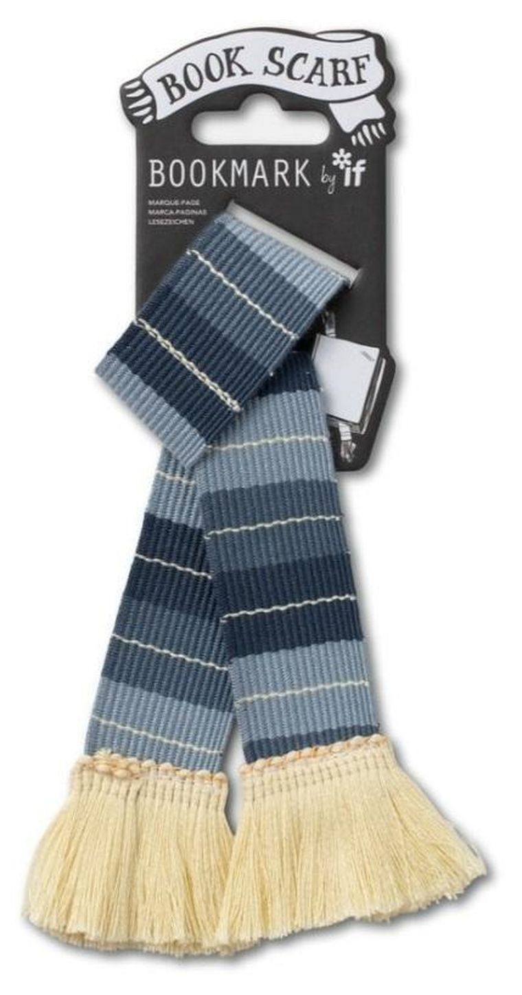 If, zakładka szalik, szary