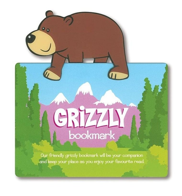If, zwierzęca zakładka do książki, Grizzly Niedźwiedź