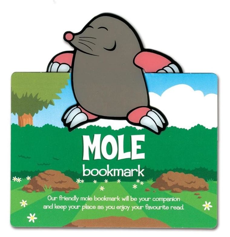 If, zwierzęca zakładka do książki, mole, kret