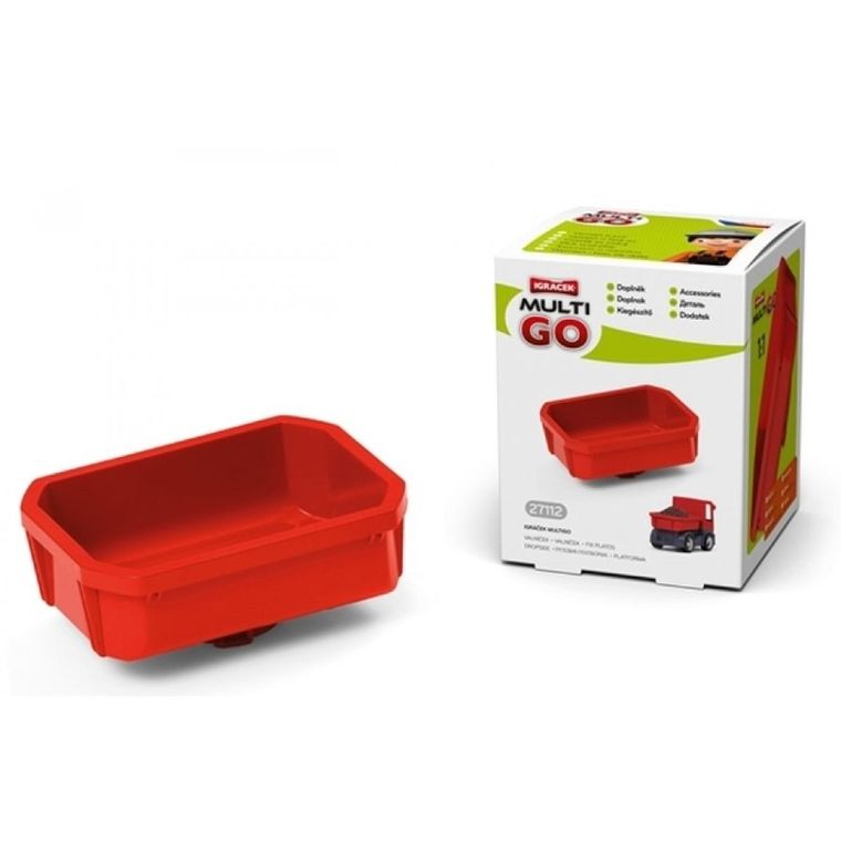 Igracek, MultiGO, skrzynia ładunkowa, czerwona