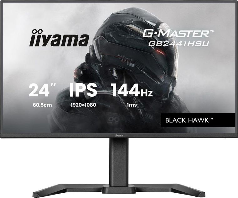 Iiyama, monitor, LED, IPS, 23,8", GB2441HSU-B1, Black Hawk, 144 Hz