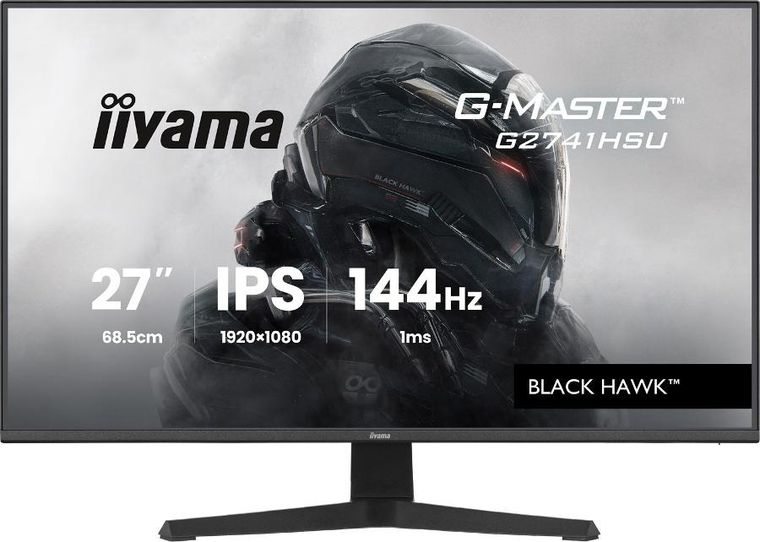 Iiyama, monitor, LED, IPS, 27", G2741HSU-B1, Black Hawk, 144 Hz