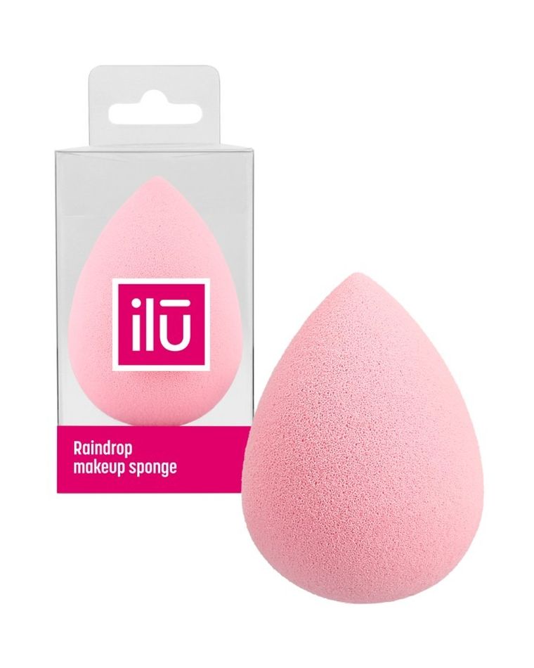ilū, Raindrop, gąbka do makijażu, różowa