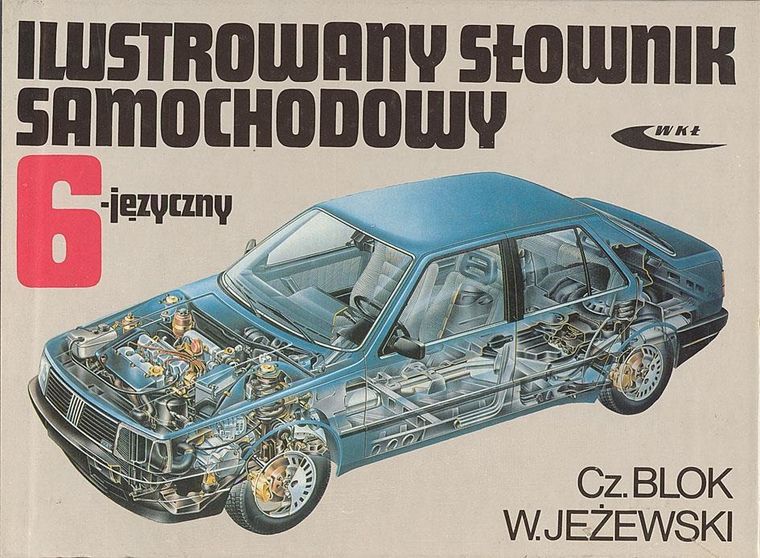 Ilustrowany słownik samochodowy. 6-języczny