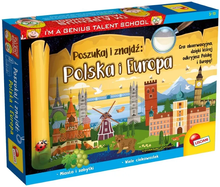 I'm a Genius, Poszukaj i znajdź: Polska i Europa, gra edukacyjna
