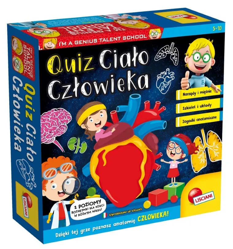 I'm a Genius, Quiz Ciało Człowieka, gra edukacyjna