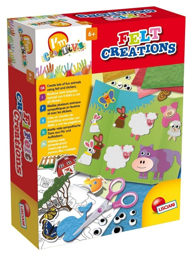 I'M Creative, Figurki z filcu, zestaw kreatywny
