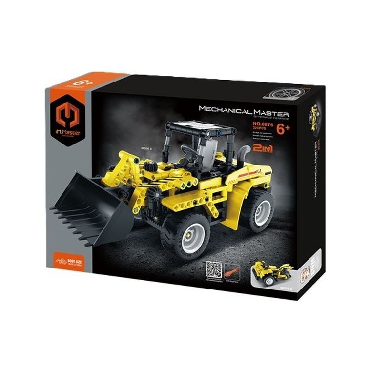 iM.Master, ładowarka/pojazd trójkołowy, klocki konstrukcyjne 2w1, 319 elementów