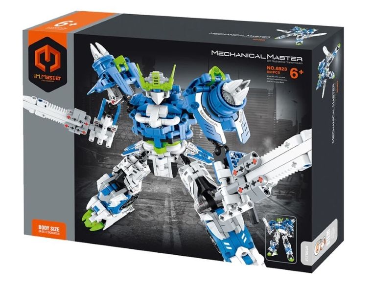iM.Master, Mecha wojownik niebieski, klocki, 941 elementów