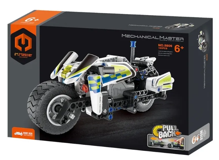 iM.Master, motocykl policja, klocki, 193 elementy