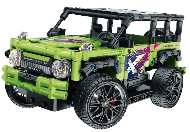 iM.Master, RC auto terenowe lime, klocki, 484 elementów