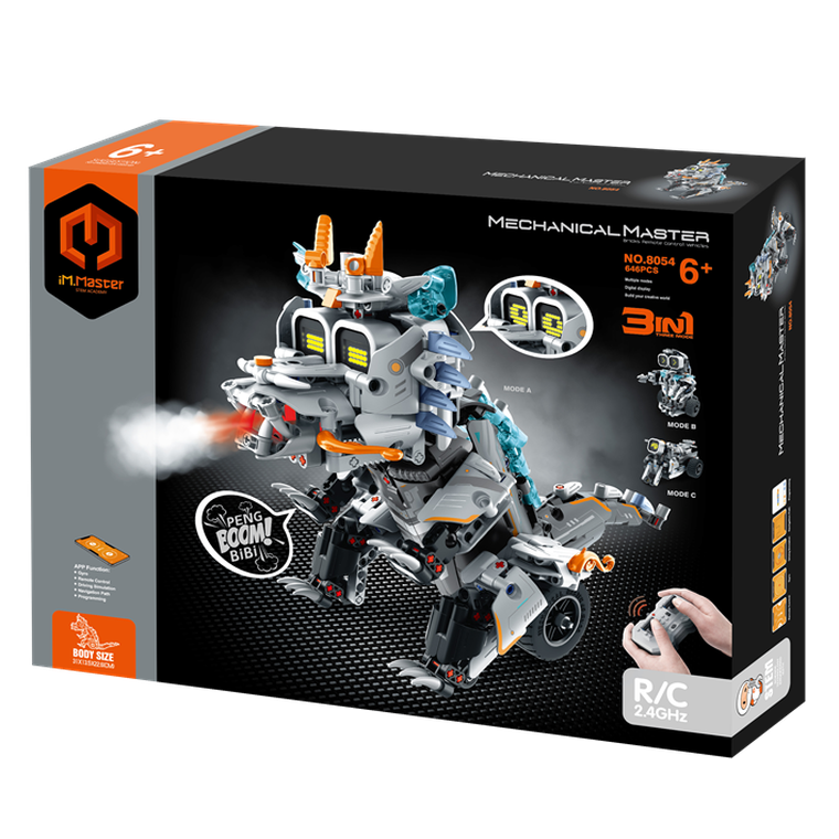 iM.Master, robot program 3w1 zdalnie sterowany, klocki, 408 elementów