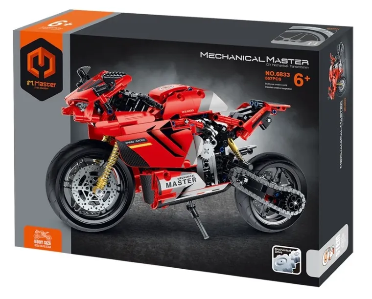 iM.Master, ścigacz czerwony, klocki, 557 elementów