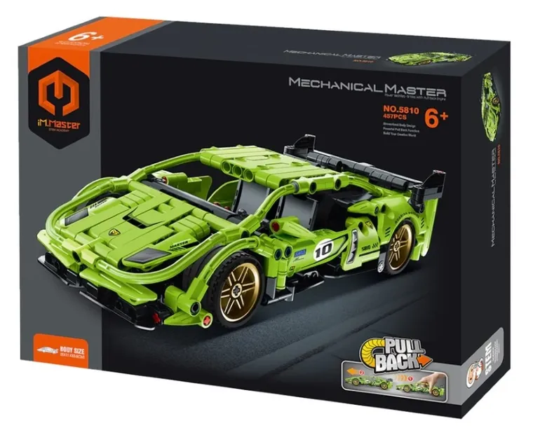 iM.Master, super auto zielone, klocki, 457 elementów