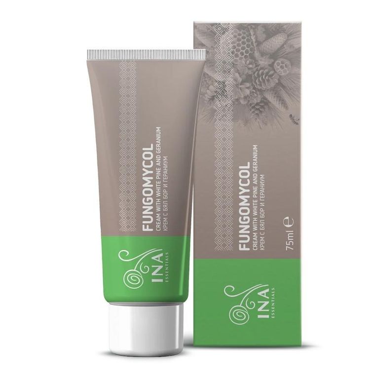 Ina Essentials, Fungomycol, krem przeciw grzybicy paznokci i suchej popękanej skórze, 75 ml