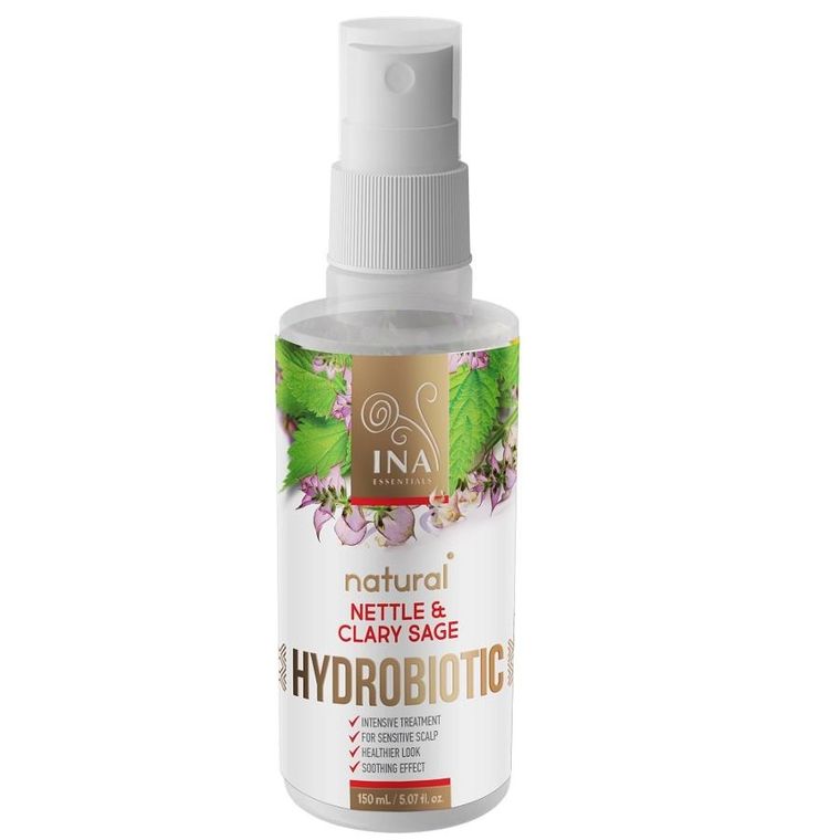 Ina Essentials, Hydrobiotic, intensywna pielęgnacja wypadających włosów, Pokrzywa & Szałwia Muszkatołowa, 150 ml