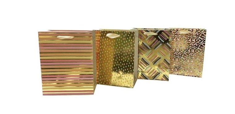 Incood, torba prezentowa, złoto-pastelowa, 18-23 cm