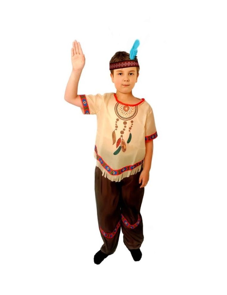 Indianin, strój dla dzieci, rozmiar 98/104