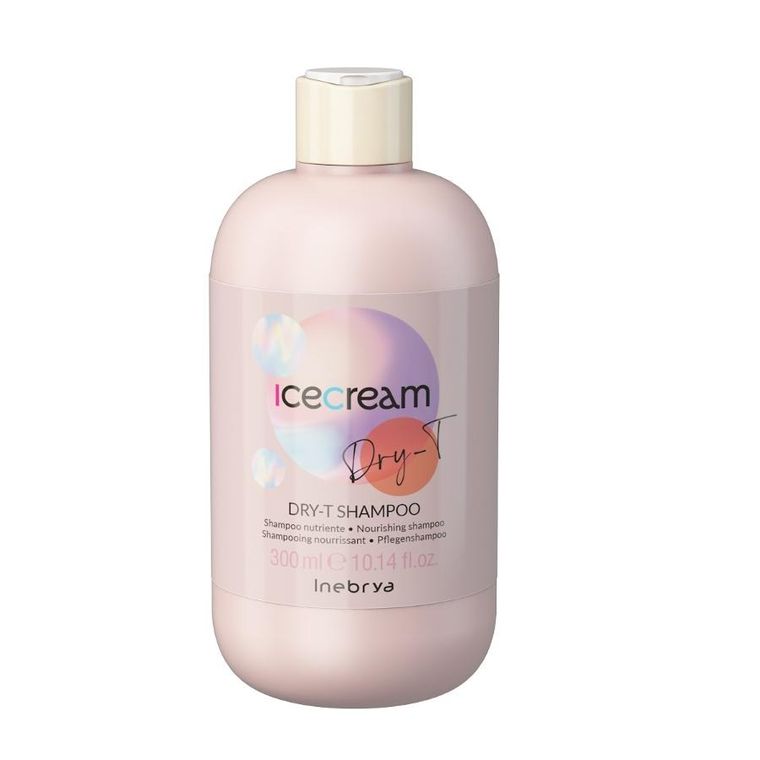 Inebrya, Ice Cream Dry-T, odżywczy szampon do włosów, 300 ml