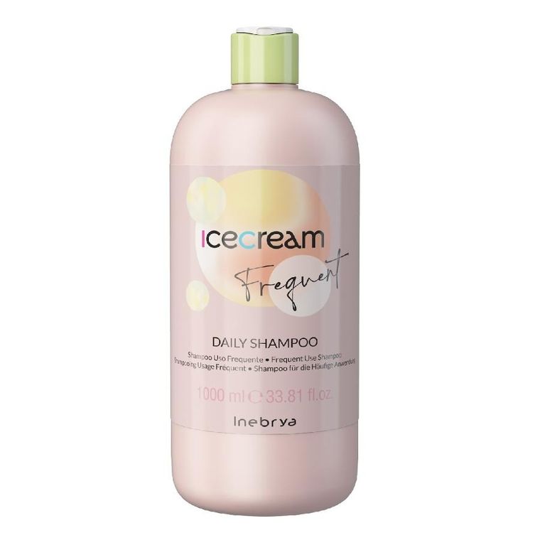 Inebrya, Ice Cream Frequent, szampon regenerujący do codziennego stosowania, 1000 ml